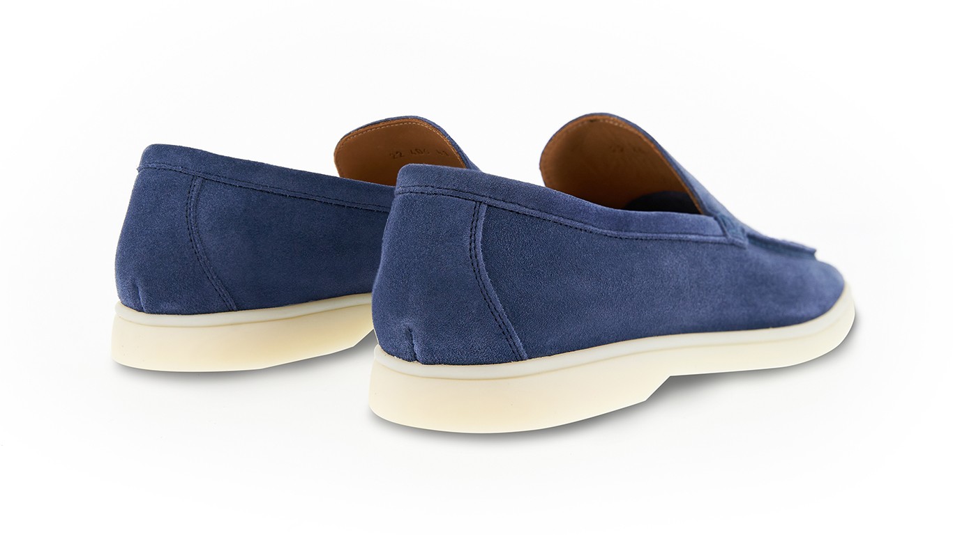 Capri, Navy Blue - Men's Loafer | The Cobbler