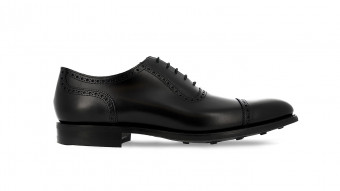 Mens grey leather formal clearance shoes